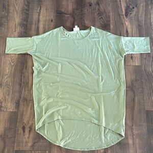 LuLaRoe Sage Green Crewneck Tee